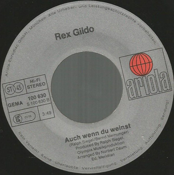 Rex Gildo : Saragossa (7", Single)
