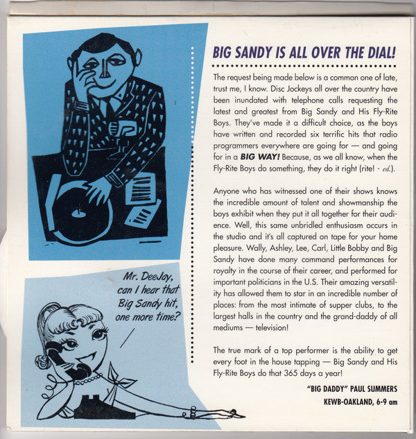 Big Sandy And His Fly-Rite Boys : Radio Favorites (3x7", Single)