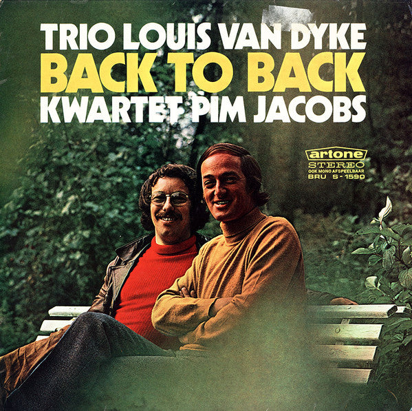 Louis Van Dyke Trio And Kwartet Pim Jacobs : Back To Back (LP)