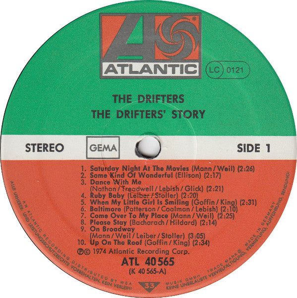 The Drifters : The Drifters' Story - 20 All-time Hits (LP, Comp, RE)