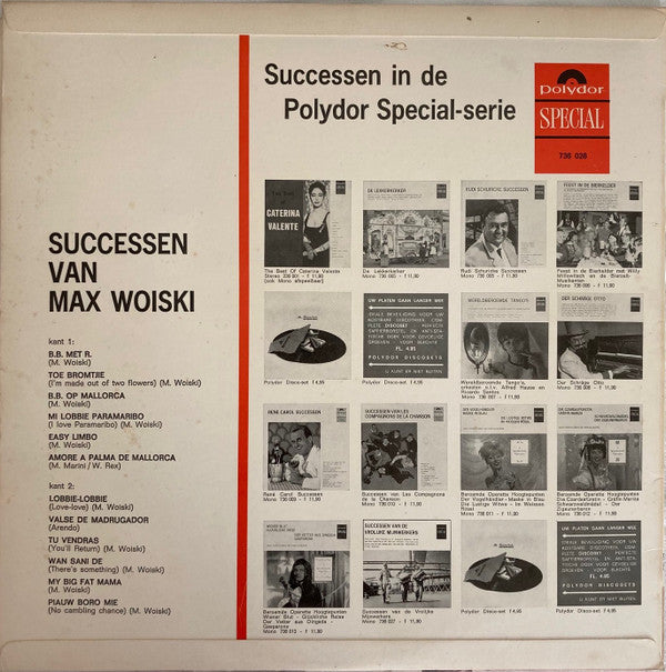 Max Woiski Sr. : Successen Van Max Woiski (LP)