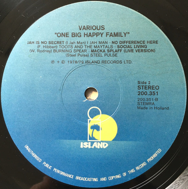 Various : One Big Happy Family (LP, Comp)