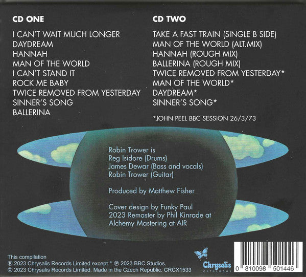 Robin Trower : Twice Removed From Yesterday (2xCD, Album, Dlx, RE, RM)