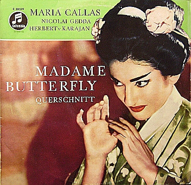 Giacomo Puccini, Maria Callas, Herbert Von Karajan : Madame Butterfly, Querschnitt (LP, Mono)