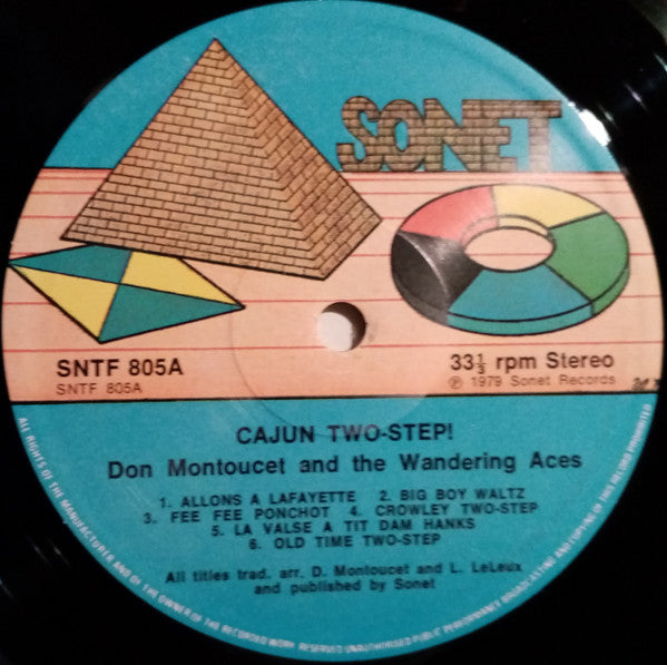 Don Montoucet And The Wandering Aces : Cajun Two-Step (LP, Album)