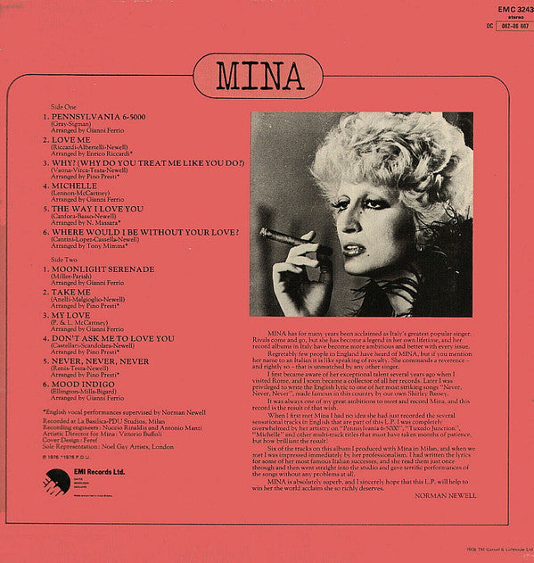 Mina (3) : Mina (LP, Comp)