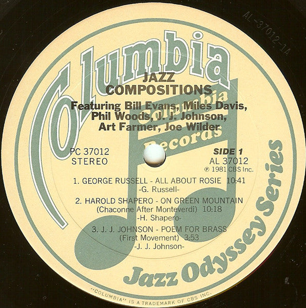 Bill*, Miles*, Joe*, J.J.*, Phil* & Art* : Jazz Compositions (LP, Comp, RM)