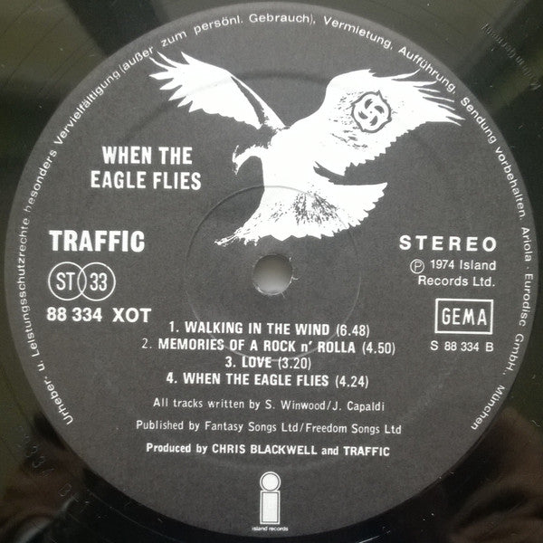 Traffic : When The Eagle Flies (LP, Album)