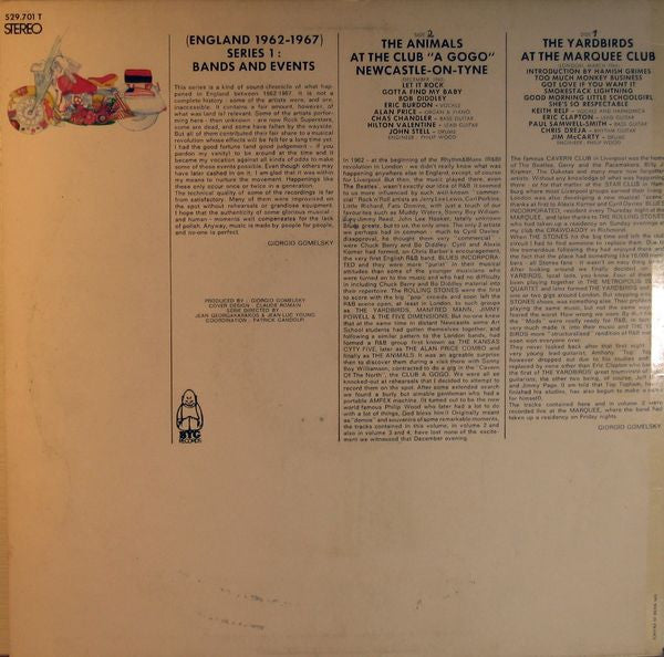The Animals + The Yardbirds : Rock Generation Volume 1 - The Animals 1963 + The Yardbirds 1964 (LP, Comp)