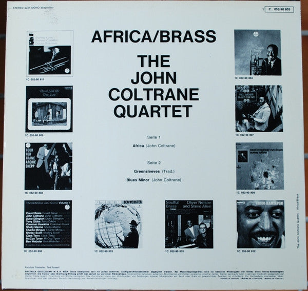 The John Coltrane Quartet : Africa / Brass (LP, Album)