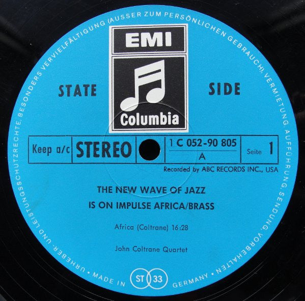 The John Coltrane Quartet : Africa / Brass (LP, Album)