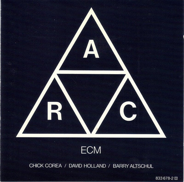 Chick Corea / Dave Holland / Barry Altschul : A.R.C. (CD, Album, RE)
