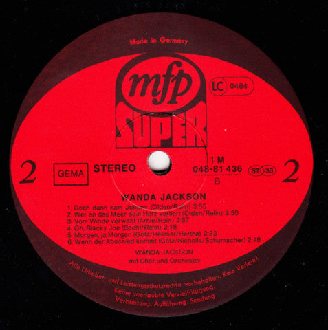 Wanda Jackson : Wanda Jackson (LP, Comp, RE)