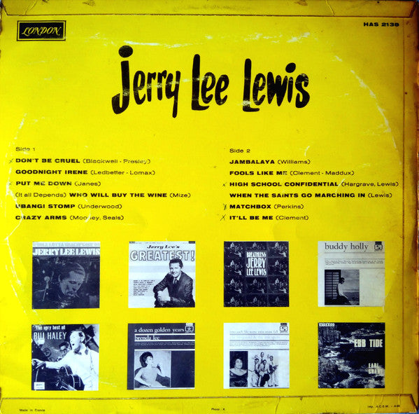 Jerry Lee Lewis : Jerry Lee Lewis (LP, Album, RP)