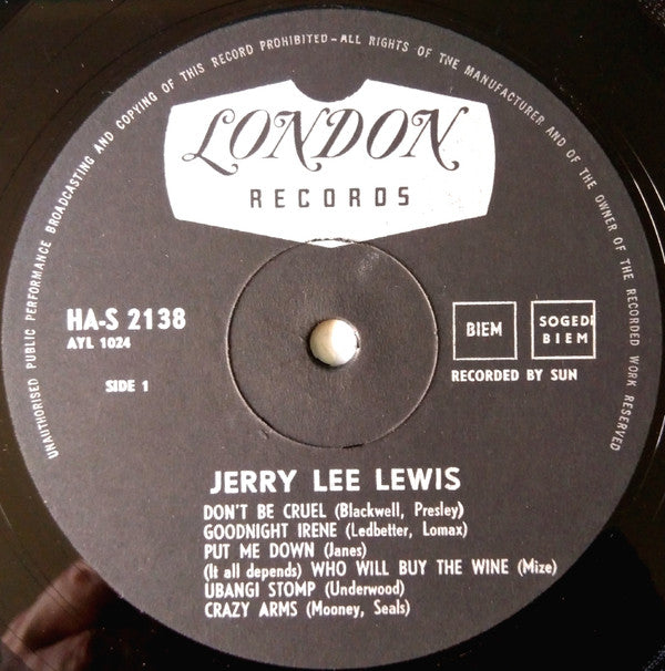 Jerry Lee Lewis : Jerry Lee Lewis (LP, Album, RP)