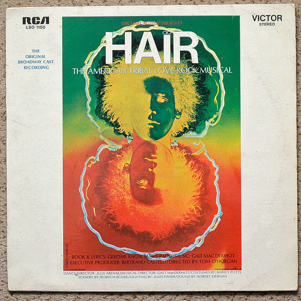 Various : Hair - The Original Broadway Cast Recording (LP, Album)