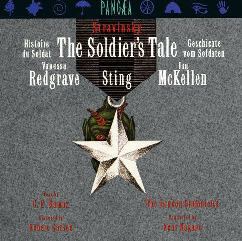 Igor Stravinsky, Vanessa Redgrave, Sting, Ian Mckellen : The Soldier's Tale - Histoire Du Soldat - Geschichte Vom Soldaten (LP, Album)