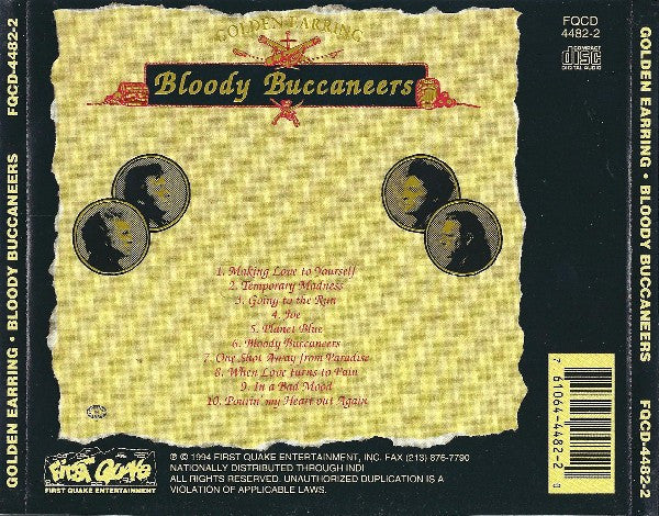 Golden Earring : Bloody Buccaneers (CD, Album, RE)