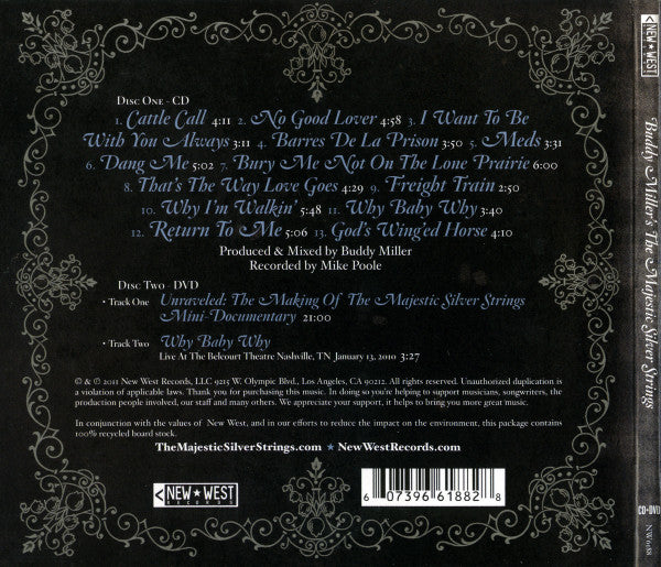 Buddy Miller : Buddy Miller's The Majestic Silver Strings (CD, Album + DVD)