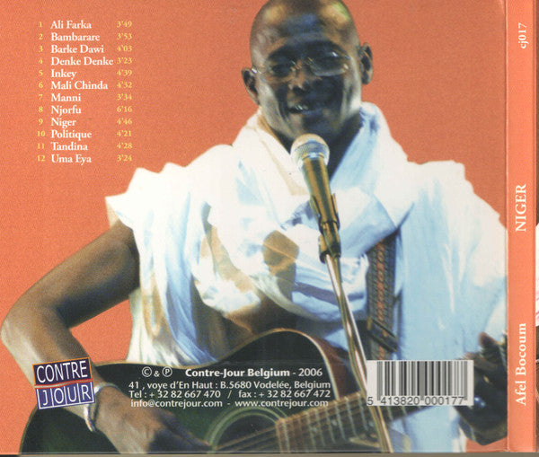 Afel Bocoum & Alkibar : Niger (CD, Album)