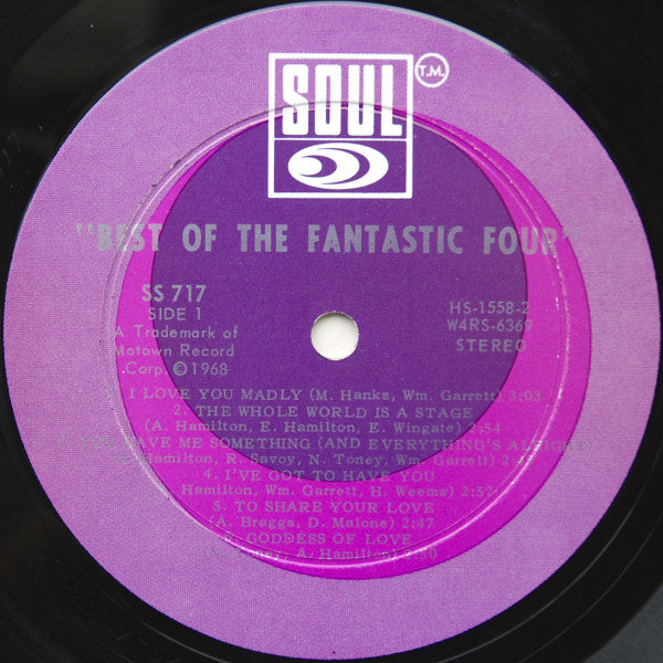 Fantastic Four : Best Of The Fantastic Four (LP, Comp)