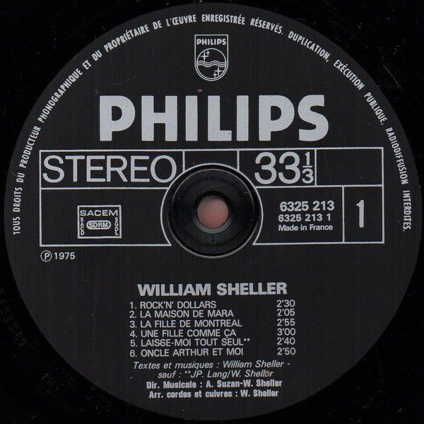 William Sheller : William Sheller (LP, Album)