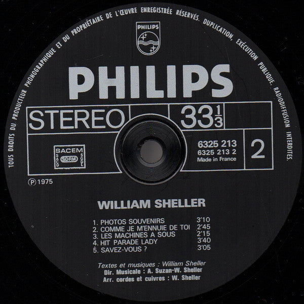 William Sheller : William Sheller (LP, Album)