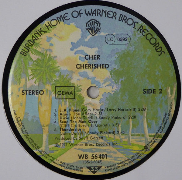 Cher : Cherished (LP, Album)