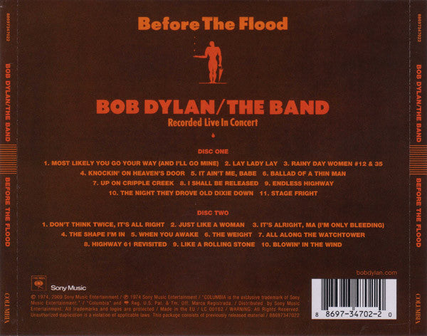 Bob Dylan / The Band : Before The Flood (2xCD, Album, RE, RM)