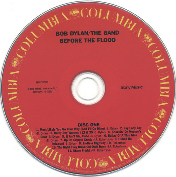 Bob Dylan / The Band : Before The Flood (2xCD, Album, RE, RM)