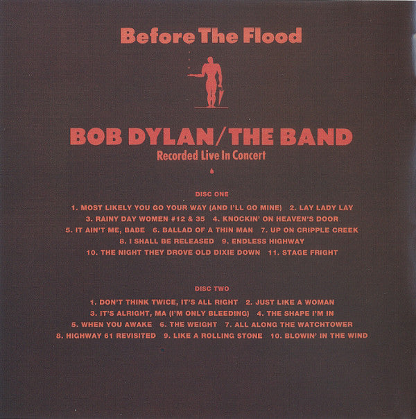 Bob Dylan / The Band : Before The Flood (2xCD, Album, RE, RM)