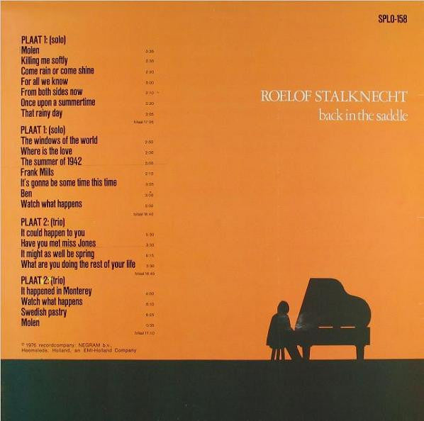 Roelof Stalknecht : Back In The Saddle (2xLP, Album)