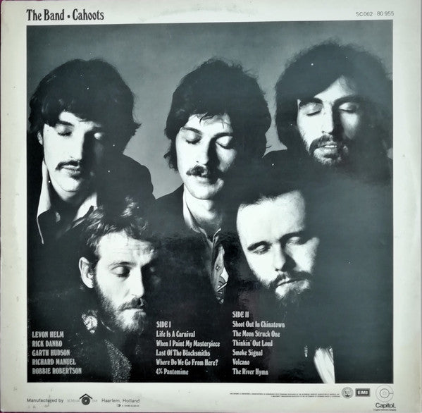 The Band : Cahoots (LP, Album, Gat)