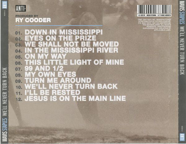 Mavis Staples : We'll Never Turn Back (CD, Album)