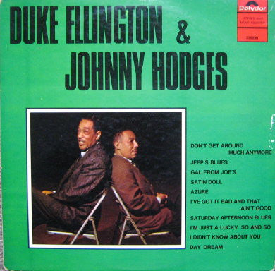 Duke Ellington & Johnny Hodges : Duke Ellington & Johnny Hodges (LP, RE)