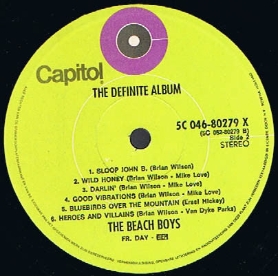 The Beach Boys : The Definite Album (LP, Comp, Gat)