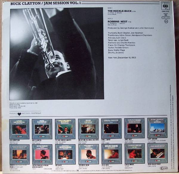 Buck Clayton : Jam Session Vol.1 (LP, Album, RE)