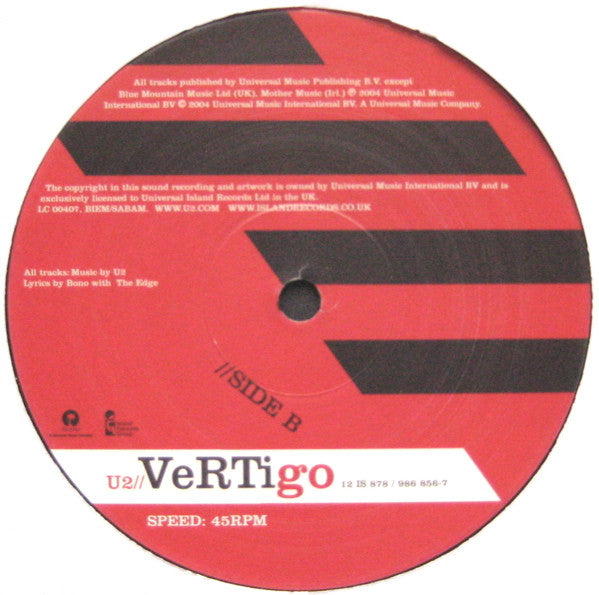 U2 - Vertigo (12" Tweedehands) - Discords.nl