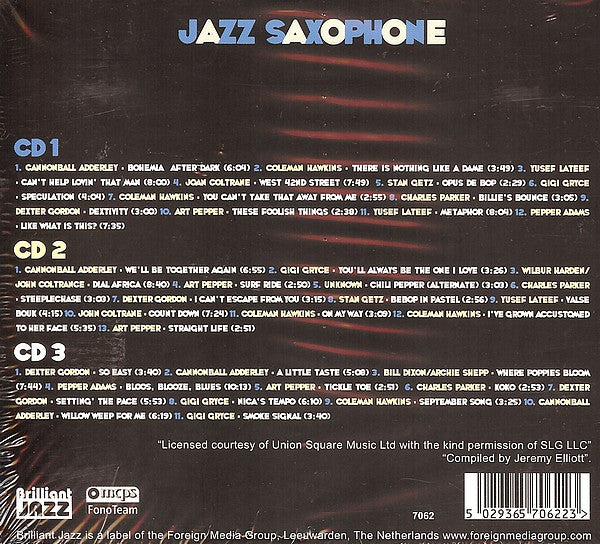 Various - Jazz Saxophone (CD) - Discords.nl