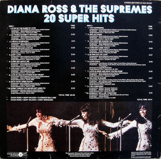 Supremes, The - 20 Super Hits (LP Tweedehands) - Discords.nl