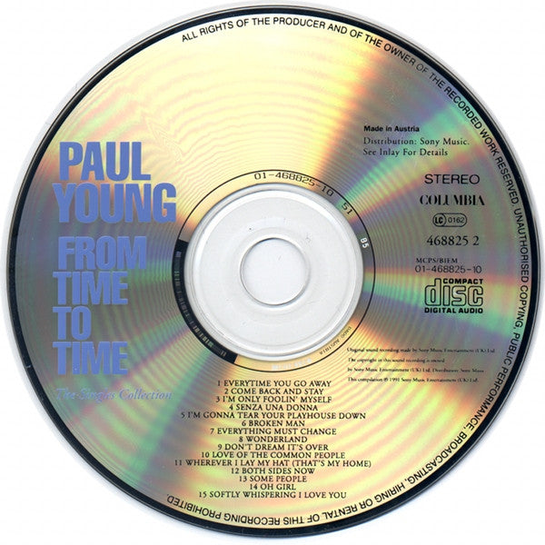 Paul Young - From Time To Time (The Singles Collection) (CD) - Discords.nl