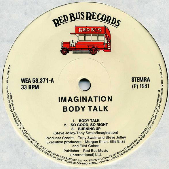 Imagination : Body Talk (LP, Album)