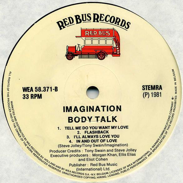 Imagination : Body Talk (LP, Album)