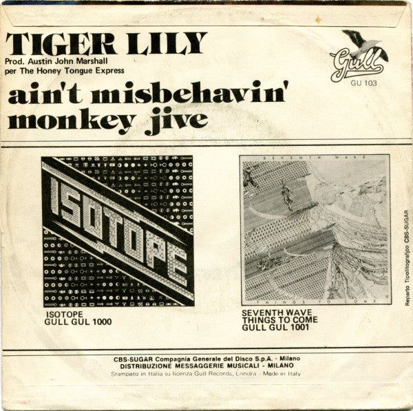 Tiger Lily (2) : Ain't Misbehavin' (7")