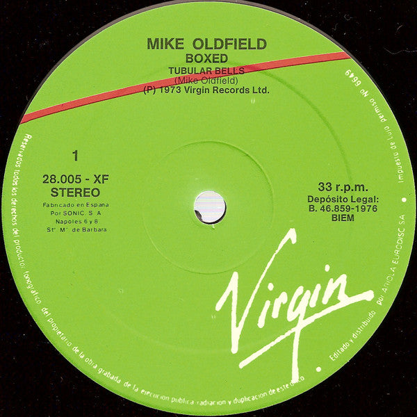 Mike Oldfield : Boxed (Box, Comp, RP + LP, Album + LP, Album + LP, Album )