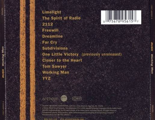 Rush : Working Men (CD, Comp)
