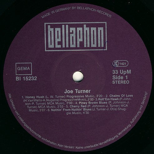 Joe Turner* : Joe Turner (LP)