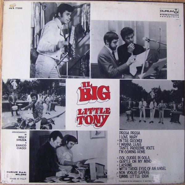 Little Tony : Il Big Little Tony (LP, Album)