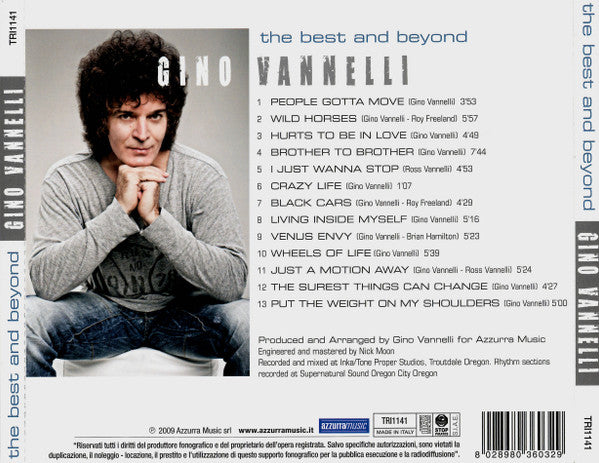 Gino Vannelli : The Best And Beyond (CD, Album)