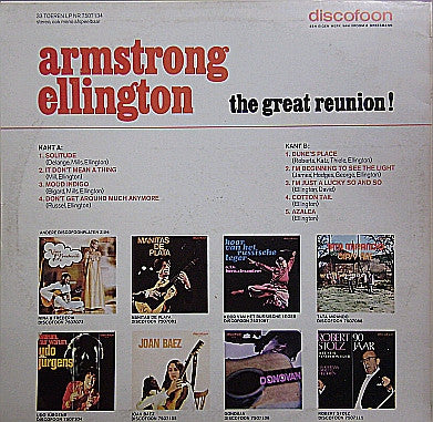 Louis Armstrong, Duke Ellington : The Great Reunion ! (LP, Comp)